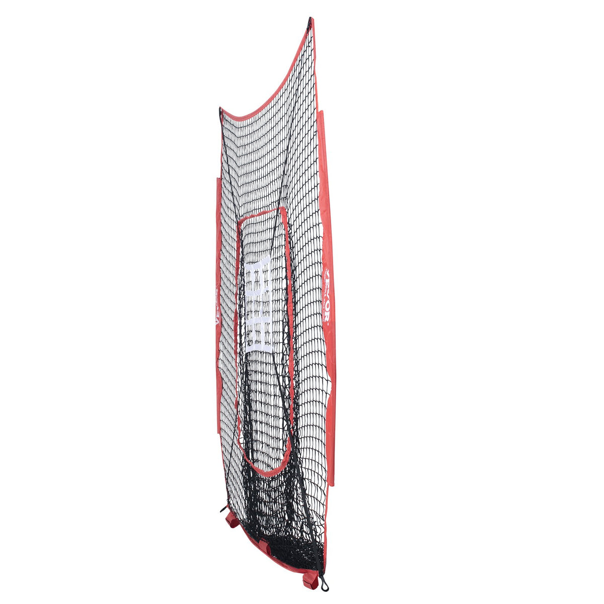 VEVOR 7x7 ft Baseball Softball Practice Net, Portable Baseball Training Net for Hitting Batting Catching Pitching, Backstop Baseball Equipment Training Aids with Strike Zone (Net Only)