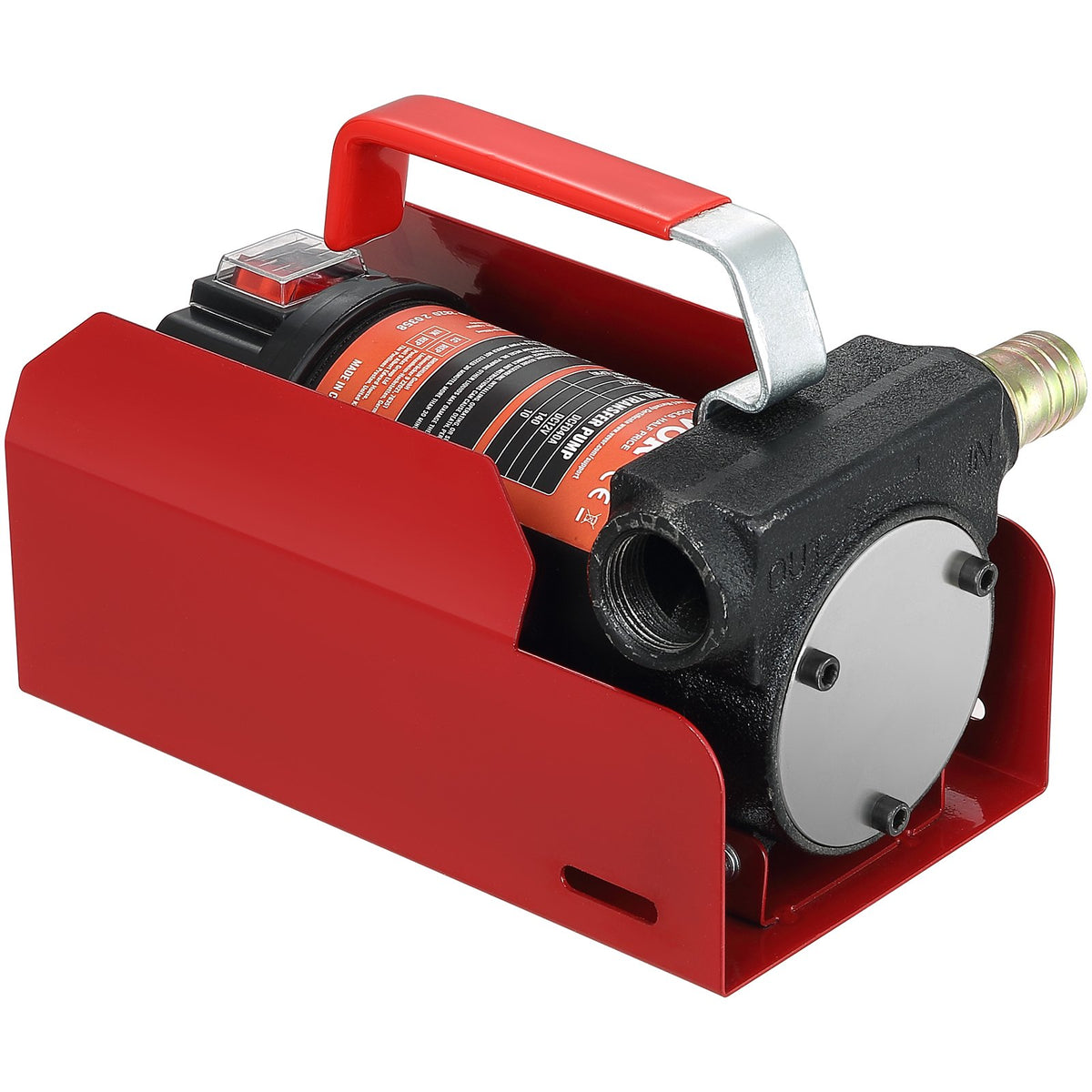 VEVOR Diesel Fuel Transfer Pump Kit 12V 10 GPM DC with Automatic Shut-off Nozzle Hose, Portable Electric Self-Priming Fuel Transfer Extractor Pump Kit for Diesel, Kerosene, Machine, Transformer Oil