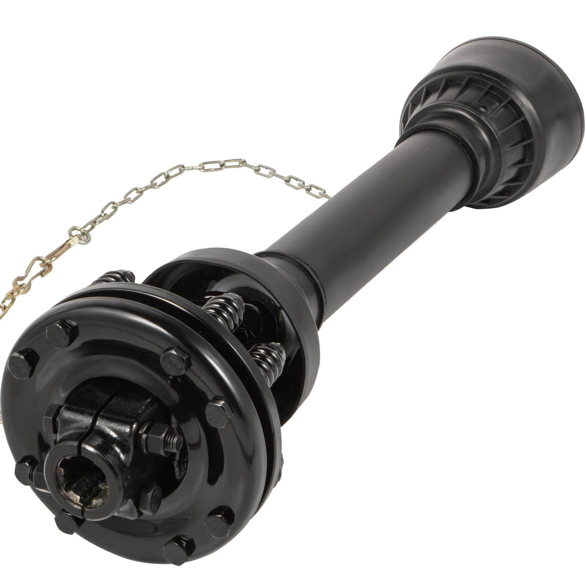 VEVOR PTO Shaft, 1-3/8\" PTO Drive Shaft, 6 Spline Both Ends PTO Driveline Shaft, Series 5 Tractor PTO Shaft, 43\"-57\" Brush Hog PTO Shaft, Black PTO Shaft with Slip Clutch for Bush Hog/Finish Mower