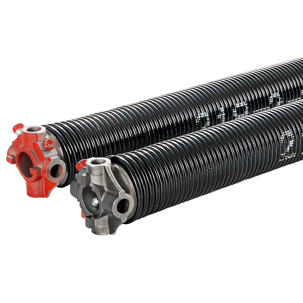 VEVOR Garage Door Torsion Springs, Pair of 0.218 x 2 x 24inch, Garage Door Springs with Non-Slip Winding Bars, 16000 Cycles, Gloves and Mounting Wrench, Electrophoresis Coated for Replacement