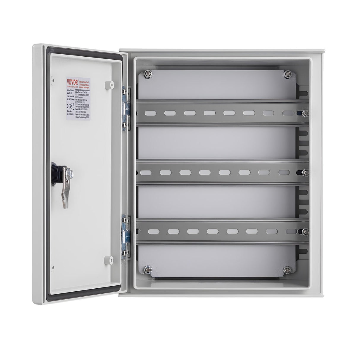 VEVOR NEMA Electric Box, 12x10x6'' NEMA 4X Fiberglass Electric Enclosure, IP66 Water & Dust Resistant, Suitable for Both Outdoor & Indoor Use, Includes Mounting Plate (30x25x14 cm)