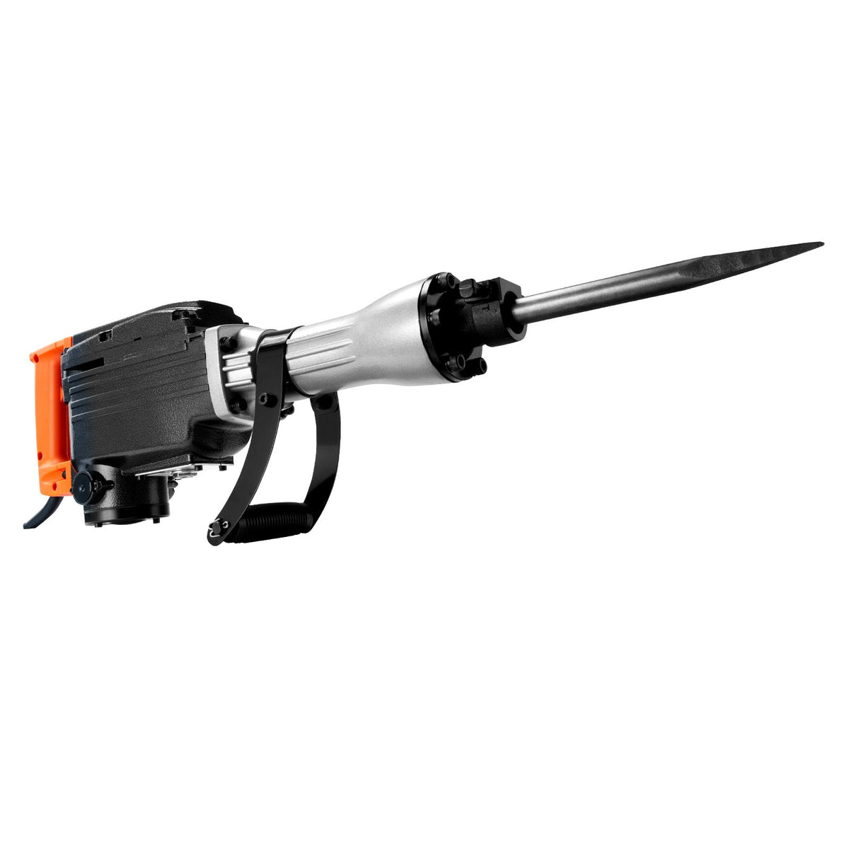 VEVOR Demolition Jack Hammer, 2200W Electric Jackhammer Heavy Duty, 1350 BPM Concrete Breaker, 2pcs Chisels Bit Chipping with Case, Black