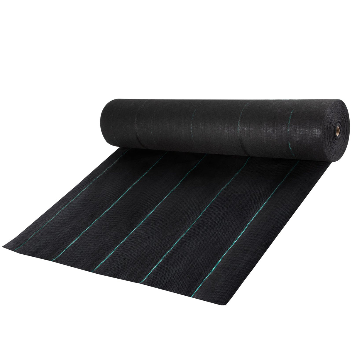 VEVOR Weed Barrier Landscape Fabric, 5 x 250 ft, 5 Oz Premium Woven Ground Cover Heavy Duty PP Material & Easy Setup, Single-Layer for Outdoor Garden, Lawn, Driveway, Black
