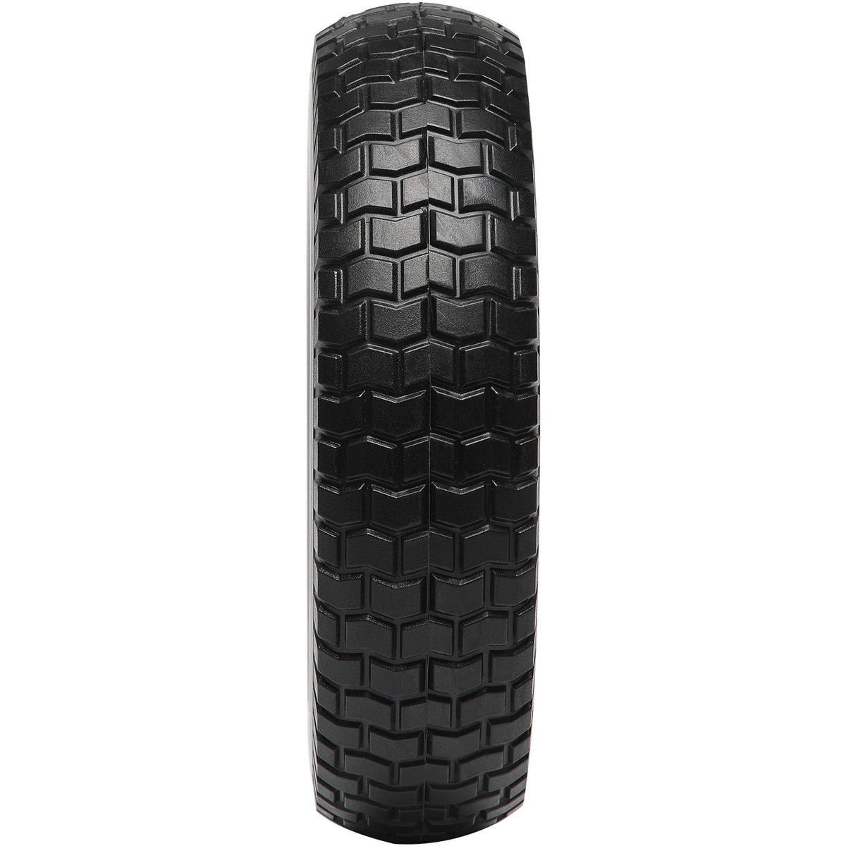 VEVOR Solid PU Run-Flat Tire Wheel, 10", 2-Pack, 180 lbs Dynamic Load, 220 lbs Static Load, Flat Free Tubeless Tires and Wheels for Hand Truck, Utility Cart, Dollies, Garden Trailers, Various Carts