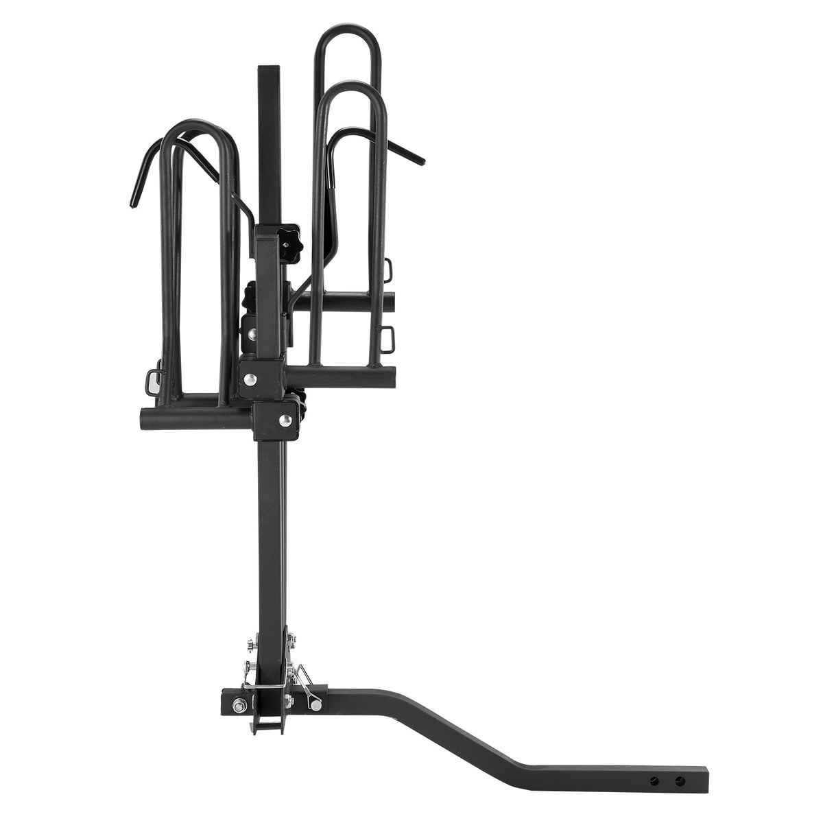 VEVOR Hitch Mount Bike Rack, 2-Bike Platform Style, 80 LBS Max Capacity Bike Rack Hitch for 1.25-/2-inch Receiver, Titling and Folding Bike Carrier with Tires up to 2.4" Wide, for Car, SUV, Truck, RV