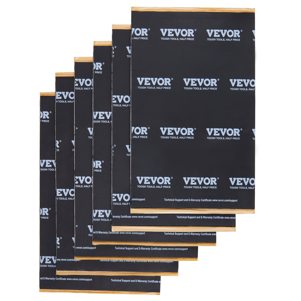 VEVOR Car Sound Deadening Mat, 200 mil 25 sqft Car Sound Dampening Material, Butyl Automotive Sound Deadener, Noise Insulation and Vibration Dampening Material for Car