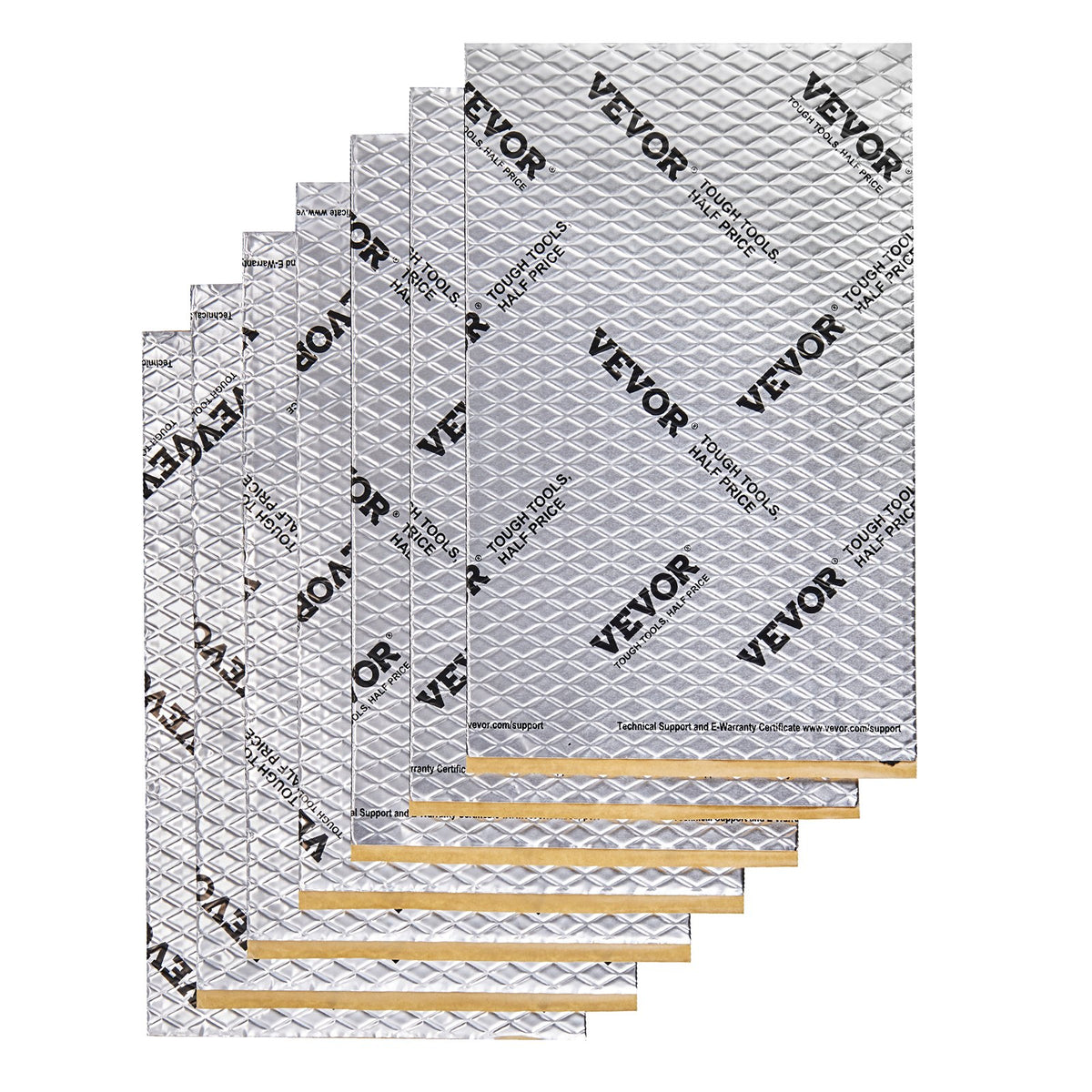 VEVOR Car Sound Deadening Mat, 80 mil 36 sqft Car Sound Dampening Material, Butyl Automotive Sound Deadener, Noise Insulation and Vibration Dampening Material for Car