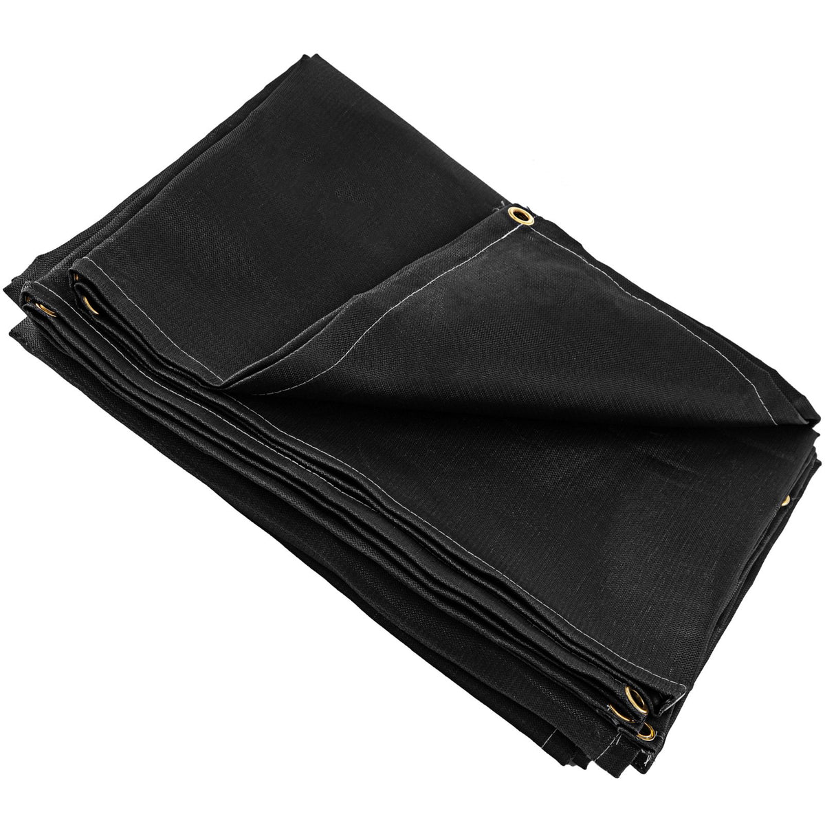 VEVOR Welding Blanket, 10 x 10 Foot Fiberglass Blanket, Up To 550 °C Heat-Resistant Fire Retardant Blanket with Premium Brass Grommets