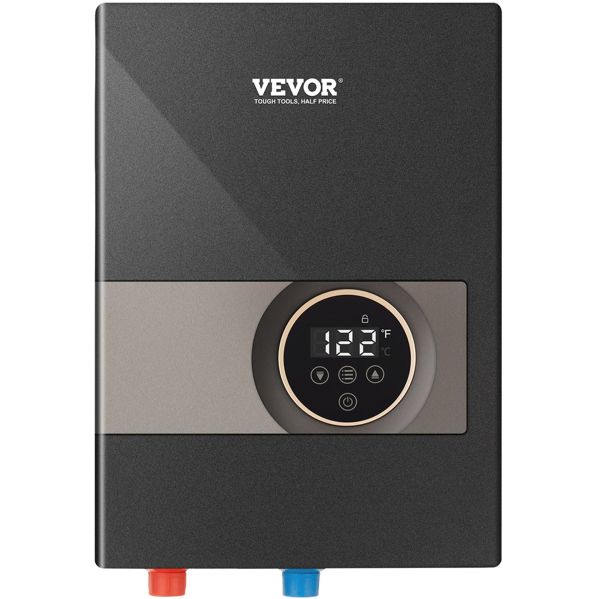 VEVOR Instant Water Heater, 8kw On Demand Electric Tankless Water Boiler, Digital Temperature Display & Easy Installation & 24-Hour Water Supply, For Kitchen Bathroom Shower Mall Salon ETL Listed