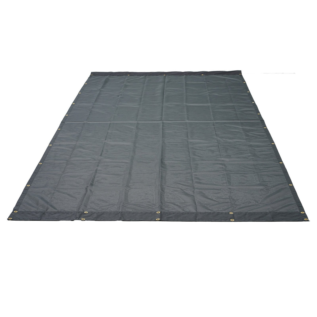 VEVOR Dump Truck Mesh Tarp, 6 x 14 ft, PVC Coated Black Heavy Duty Cover with 5.5" 18oz Double Pocket, Brass Grommets, Reinforced Double Needle Stitch Webbing Fits Manual or Electric Dump Truck System