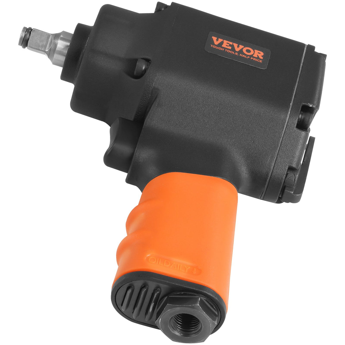 VEVOR Air Impact Wrench, 3/8-Inch Drive Air Impact Gun, Up to 690ft-lbs Nut-busting Torque, Lightweight Pneumatic Impact Wrench for Auto Repairs and Maintenance