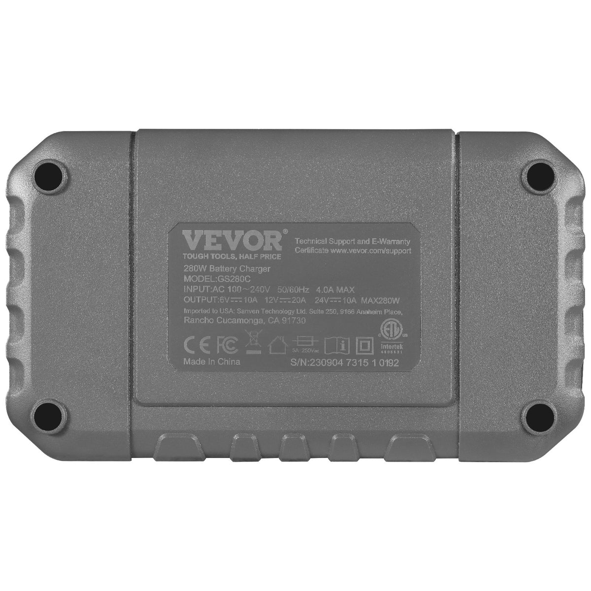 VEVOR Smart Battery Charger, 20-Amp, Lithium LiFePO4 Lead-Acid (AGM / Gel / SLA) Car Battery Charger with LCD Display, Trickle Charger Maintainer Desulfator for Boat Motorcycle Lawn Mower Deep Cycle