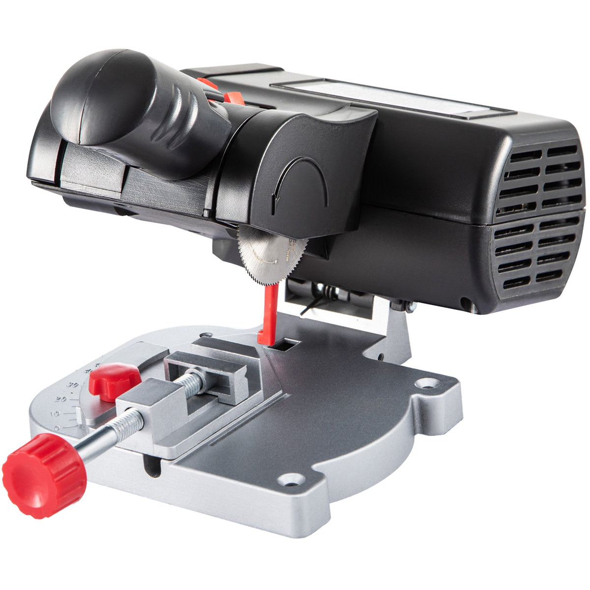 VEVOR Mini Miter Cut-off Chop Saw, Two 2-5/16\" Blade of Steel and Resin with 1/2inch Cutting Depth, 0-45° Benchtop Miter Saw for Copper, Aluminum, Wood, Zinc in Hobby Craft