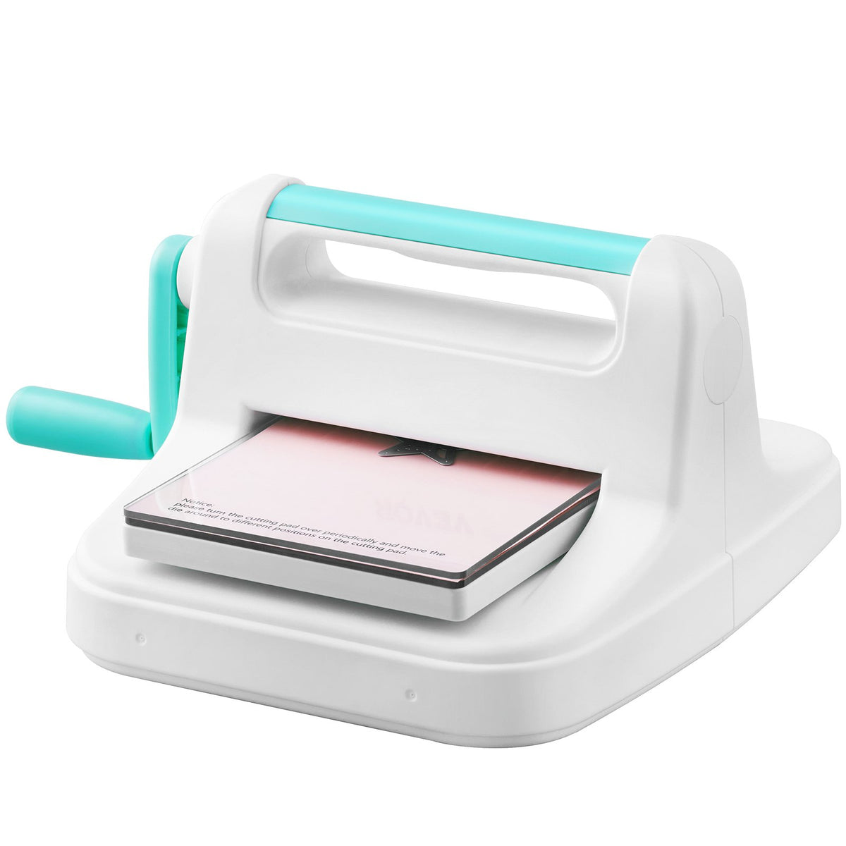 VEVOR Manual Die Cutting & Embossing Machine, Portable Cut Machines, 6 inch Opening Scrapbooking Machine Full Kit Included, For Arts & Crafts, Scrapbooking, Card Making and Crafting, White