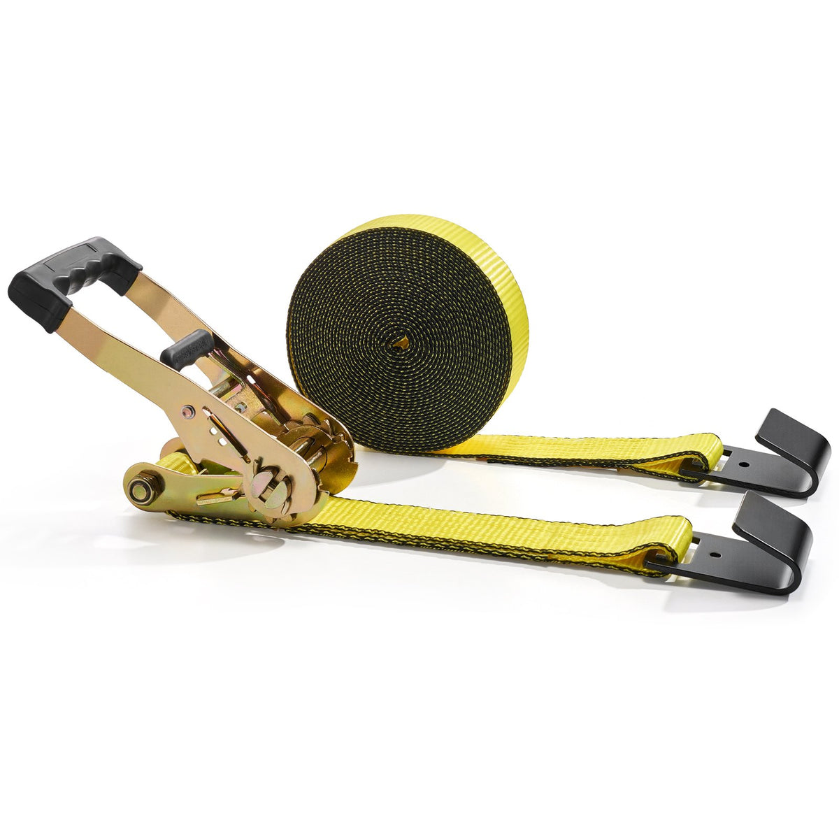 VEVOR Ratchet Tie Down Straps (10PK), 10000 lb Break Strength, Endless Ratchet with 10 Premium 2" x 30' Tie Downs Heavy Duty, Track Spring Fittings for Moving Securing Cargo, Appliances, Motorcycle