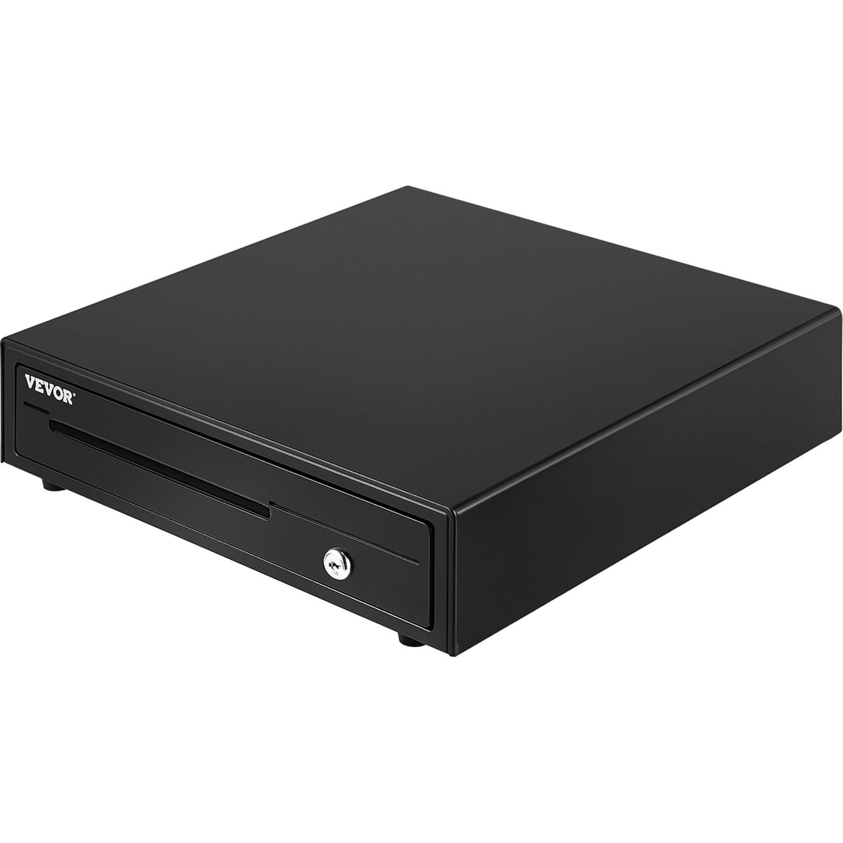 Cash Register Drawer, 13\" 12 V, for POS System with 4 Bill 5 Coin Cash Tray, Removable Coin Compartment & 2 Keys Included, RJ11/RJ12 Cable for Supermarket, Bar, Coffee Shop, Restaurant