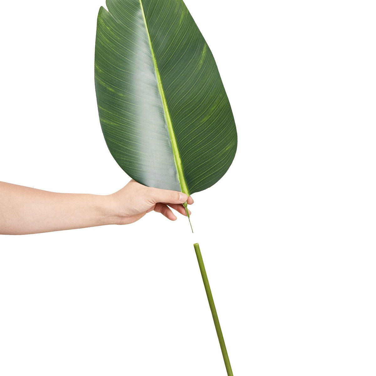 VEVOR Artificial Birds Of Paradise Tree, 5 FT Tall Faux Plant, PE Material & Anti-Tip Tilt Protection Low-Maintenance Plant, Lifelike Green Fake Tree for Home Office Warehouse Decor Indoor Outdoor