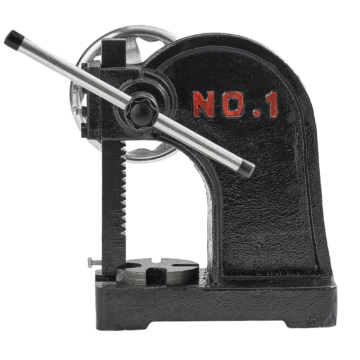 VEVOR Arbor Press, 1 Ton Manual Arbor Press with Handwheel, 5.9" Maximum Height, Cast Iron Heavy-duty Manual Desktop Arbor Press, Precision Hand Press for Stamping, Bending, Stretching, Forming