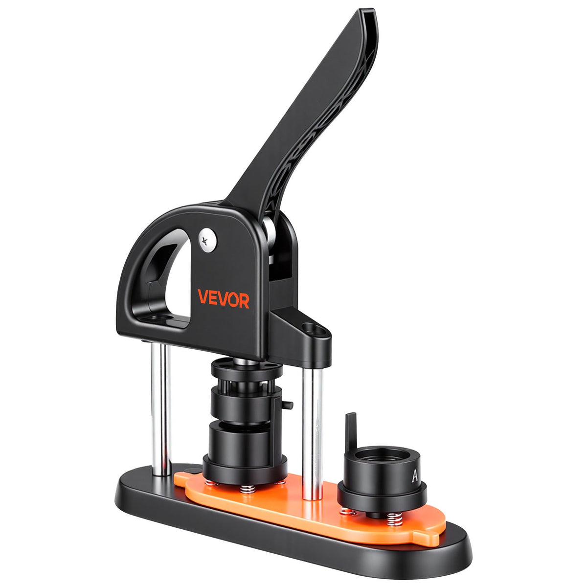 VEVOR Button Maker Machine, 0.98 inch/25mm Pin Maker with 500pcs Button Parts, Button Maker with Panda Magic Book, Ergonomic Arc Handle Punch Press Kit, For Children DIY Gifts and Christmas