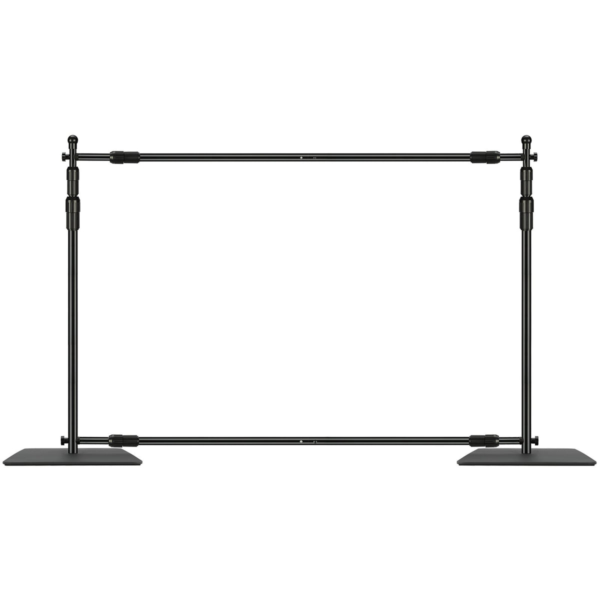 VEVOR 10ft x 10ft Pipe and Drape Kit, Heavy Duty Backdrop Stand with Carbon Steel Base, Adjustable Backdrop Support with 6 Clamps and A Carry Bag for Wedding, Party, Event, Photography, and Exhibition