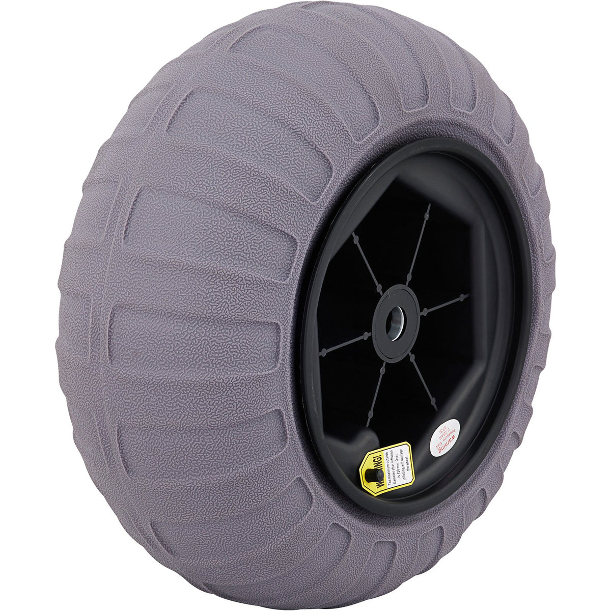 VEVOR Beach Balloon Wheels, 16" Replacement Sand Tires, TPU Cart Tires for Kayak Dolly, Canoe Cart and Buggy with Free Air Pump, 2-Pack
