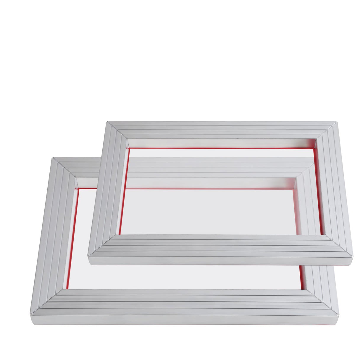 VEVOR Screen Printing Kit, 2 Pieces Aluminum Silk Screen Printing Frames 8x10/10x14in 110 Count Mesh, 2 Tapes and Screen Printing Squeegees and Transparency Films for T-shirts DIY Printing