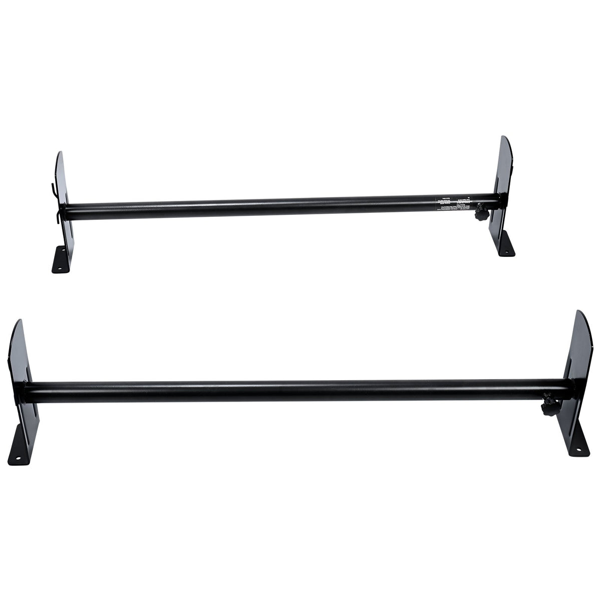 VEVOR Van Roof Ladder Rack, 2 Bars Alloy Steel Roof Racks, 500 LBS Capacity Roof Rack, Adjustable Length 35.8"-52.4", Van Ladder Rack Compatible with Chevrolet Express, GMC Savana, etc, Drilling Mount