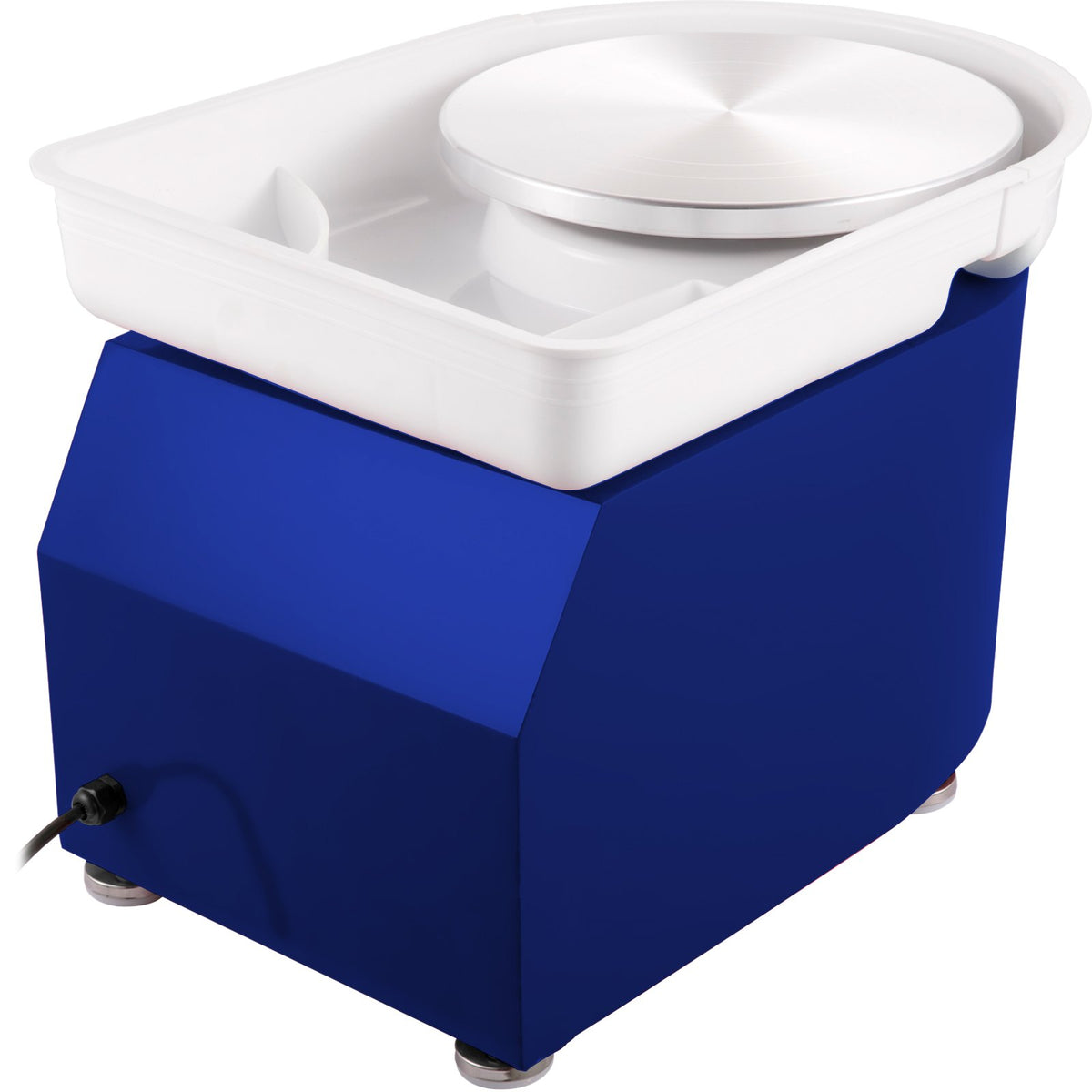 VEVOR Pottery Wheel 28cm Pottery Forming Machine with Detachable Basin Foot Pedal Control 350W Art Craft DIY Clay Tool for Art Craft Work and Home DIY Blue, 18 Piece