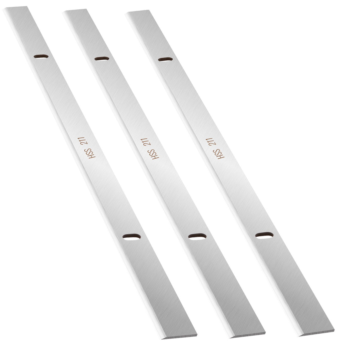 VEVOR Thickness Planer Blades, 13-inch, HSS Crafted for Durability, HRC55-60, Easy Installation with Pre-drilled Holes, Ideal for Woodworking, Home Projects & Industrial Use, 3-Pack