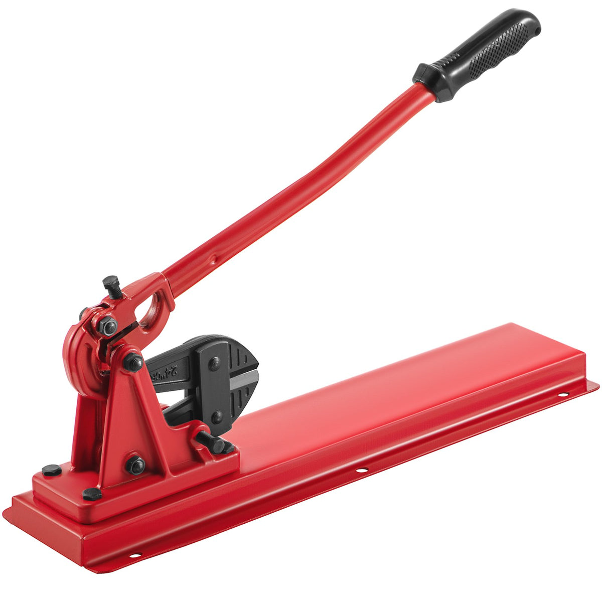 VEVOR Bench Swager Tool 24\" Wire Rope Swaging Tool with Crimper Cable Bolt Cutter Head Bench Crimper 1/16\"-3/16\" Aluminum/Copper Sleeves Bench Cable Alloy Steel Crimper Swager for1/2\" Wire Rope Fe