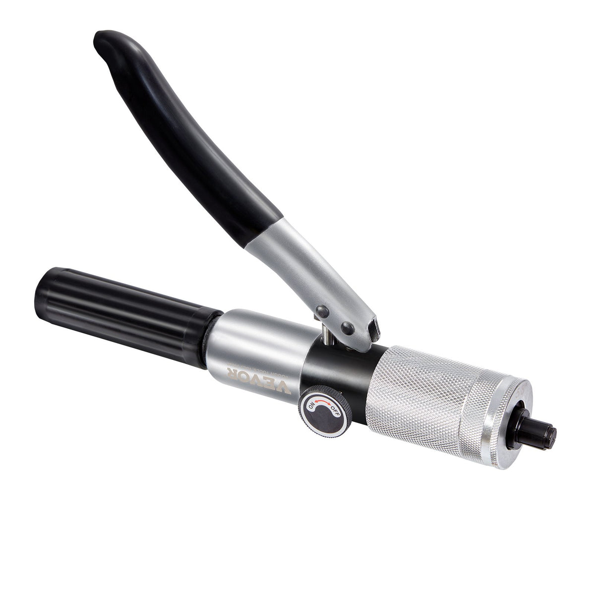 VEVOR Hydraulic Tube Expander, 3/8" to 1-1/8" OD, HAVC Hydraulic Swaging Tool with 7 Pipe Expander Heads, Deburring Tool, Pipe Cutter for Copper Aluminum Brass Soft Steel Pipes