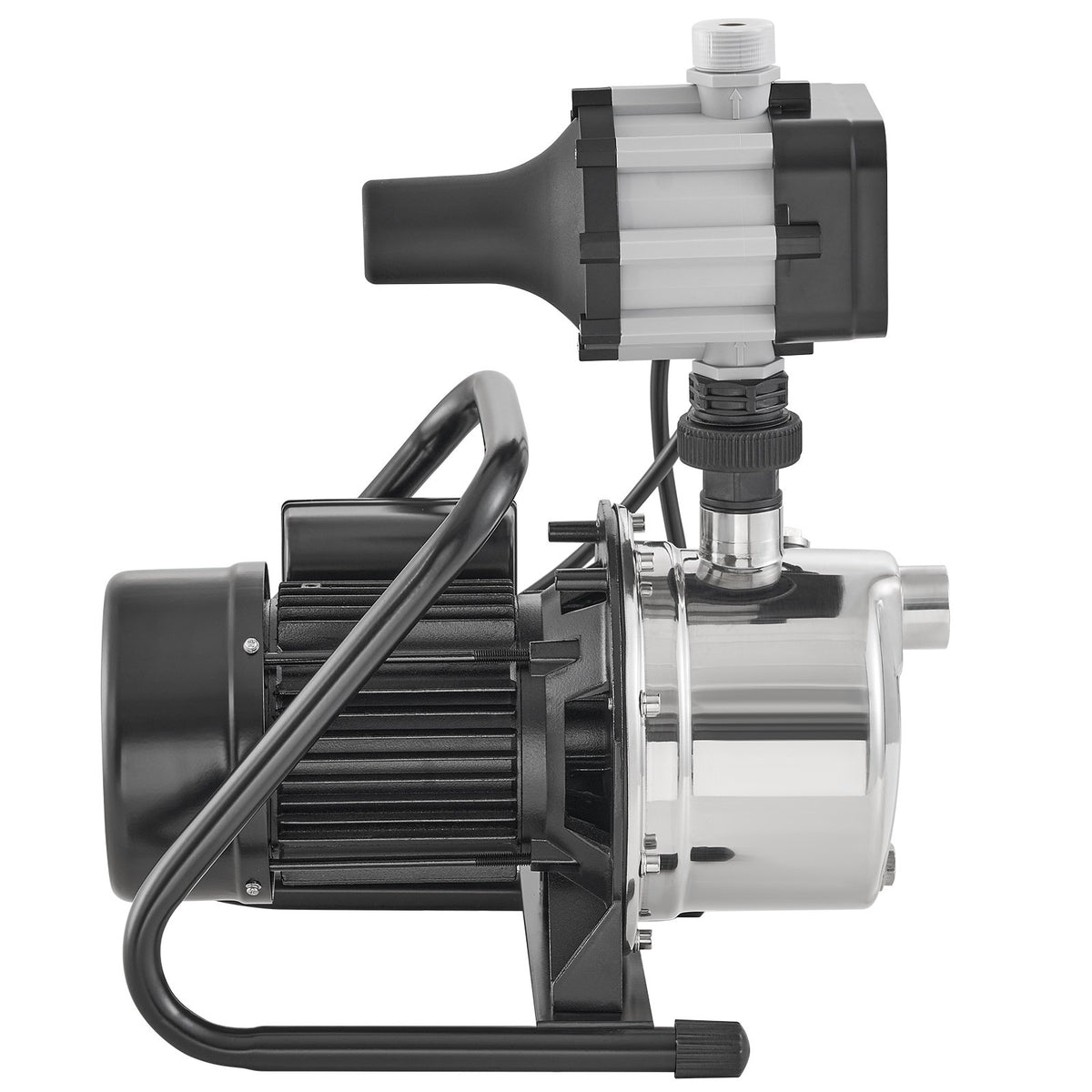 VEVOR Shallow Well Pump, 1HP 115V, 1200 GPH 145 ft Head, Portable Stainless Steel Sprinkler Booster Jet Pumps with Automatic Controller for Garden Lawn Irrigation system, Water Transfer