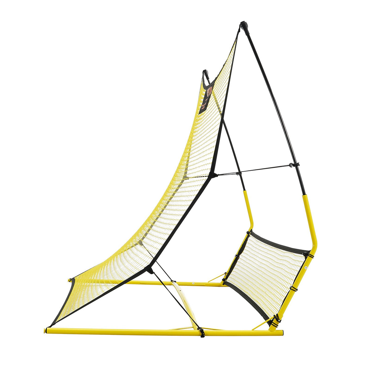 VEVOR Soccer Trainer, 2-IN-1 Portable Soccer Rebounder Net, 71"x40" Iron Soccer Practice Equipment, Sports Football Rebounder Wall with Portable Bag, Perfect for Team Solo Training, Passing, Volley