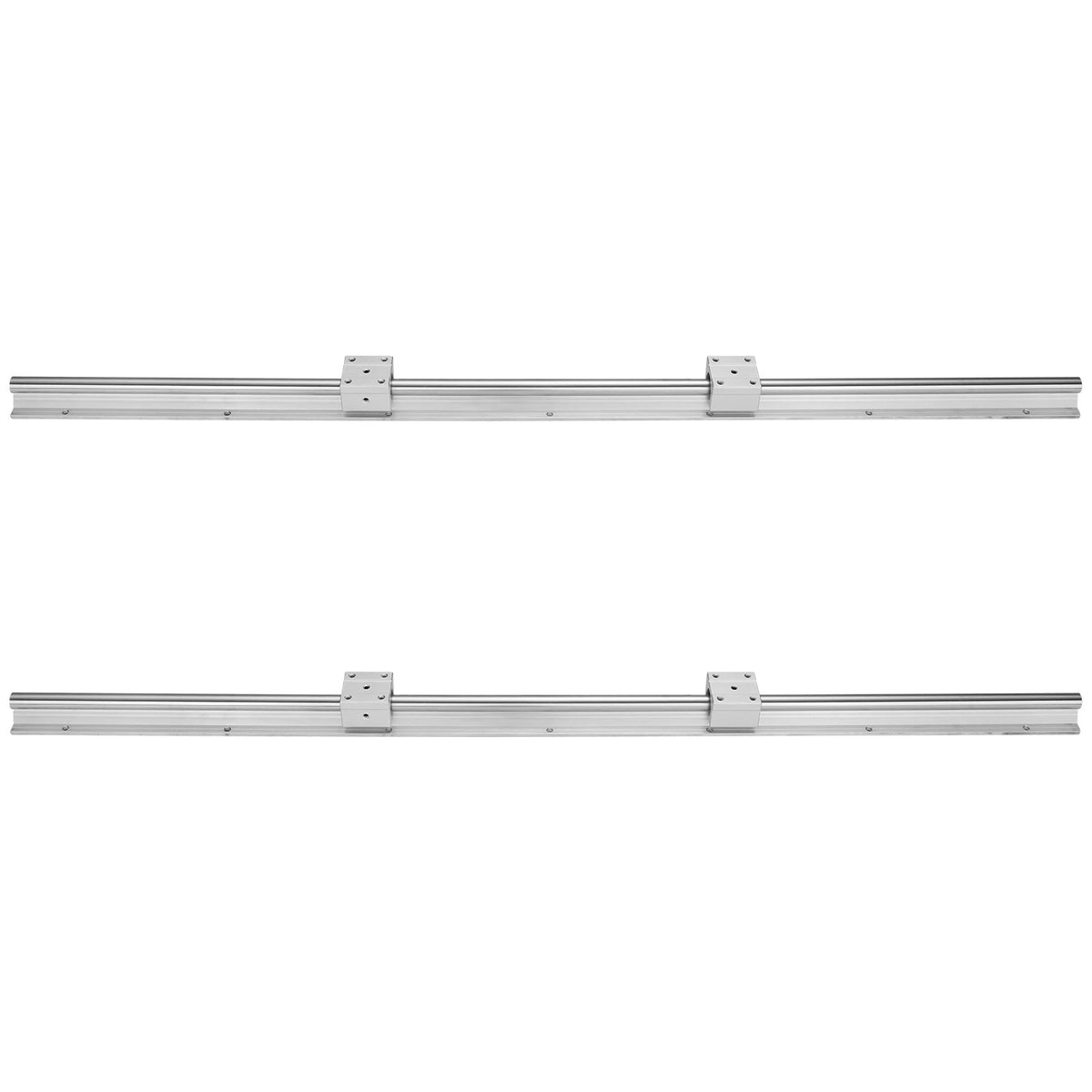 VEVOR Linear Rail Kit, SBR20 800mm, Includes 2 PCS 31.5 in SBR20 Rails & 4 PCS SBR20UU Blocks, Ideal for CNC Machines, Automation Projects, and DIY Crafts