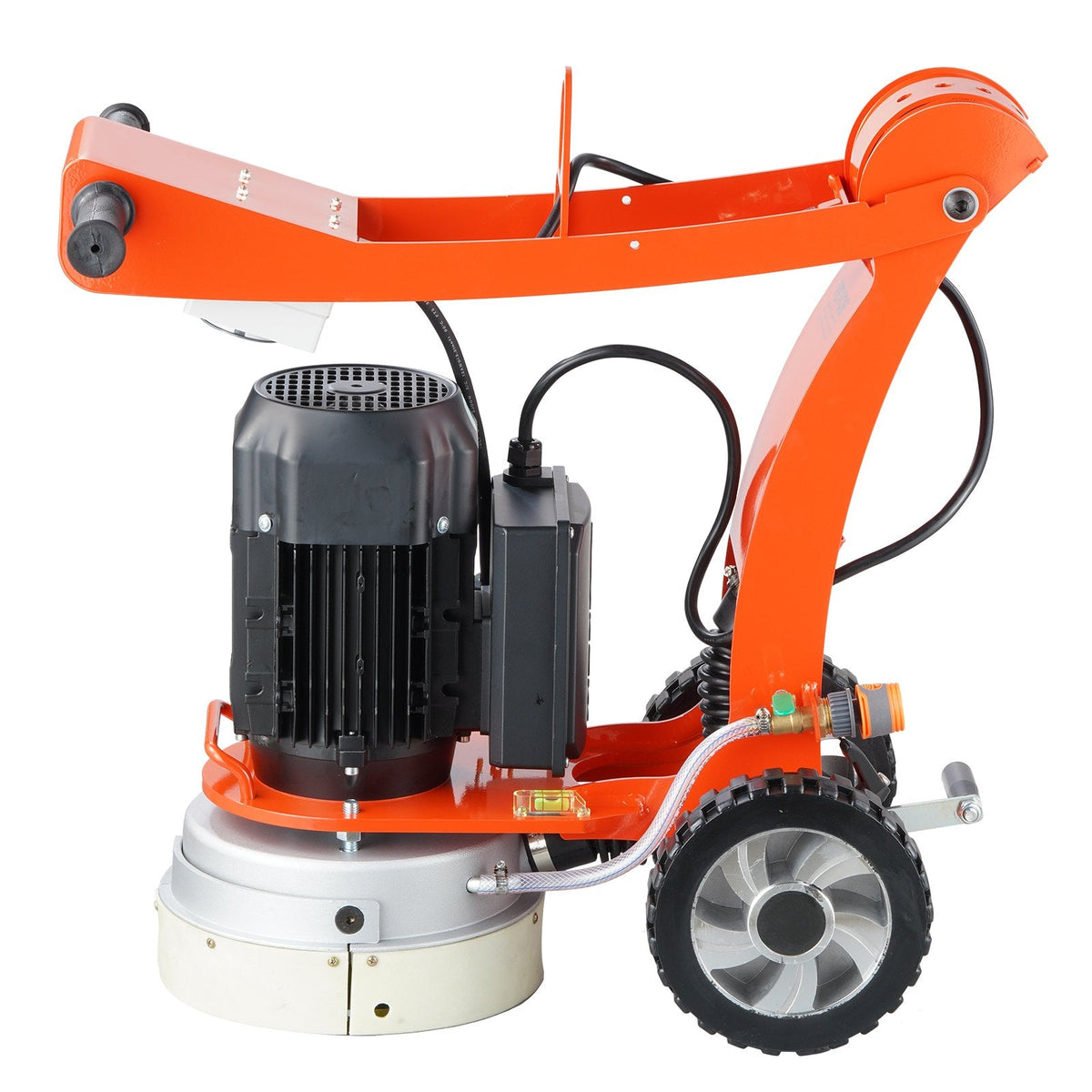 VEVOR Electric Concrete Floor Grinder 10" Walk-Behind Grinder 3.0HP Concrete Floor Polisher, 2200W Grinding Machine, 1430RPM Upgrade Brushless Motor Surfacing Grinder for Granite/Marble/Stones