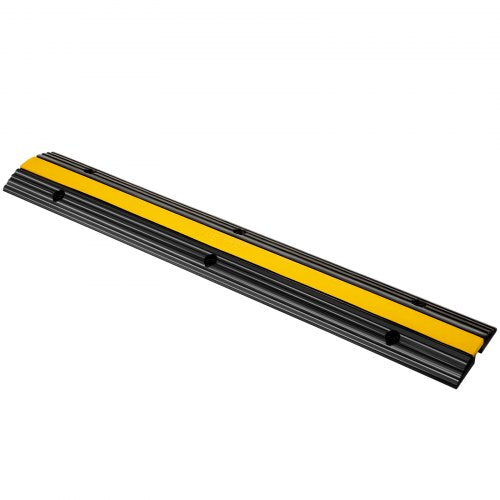 VEVOR Cable Protector 8165 kg Single Channel Rubber Cable Hose Protector 4 Pack Cable Hose Protector Floor Outdoor Cable Prot