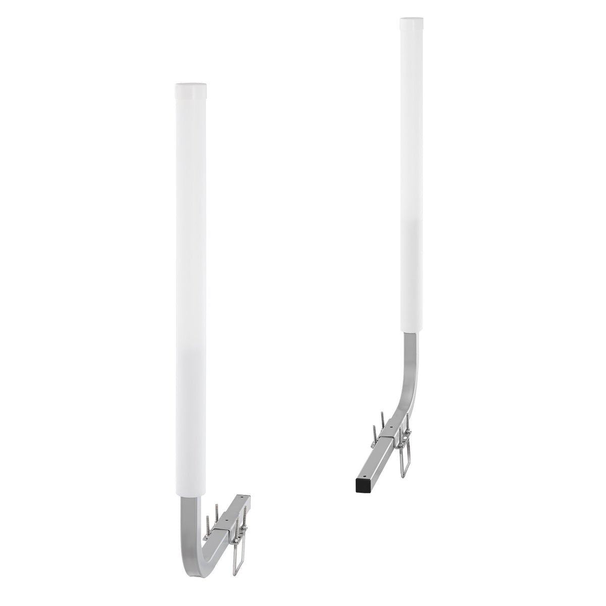 VEVOR Boat Trailer Guide, 60″ Adjustable Design Trailer Guide Poles, 2PCS High-Hardness Steel Trailer Guide-Ons, Trailer Guides with PVC Pipes, for Ski Boat, Fishing Boat or Sailboat Trailer