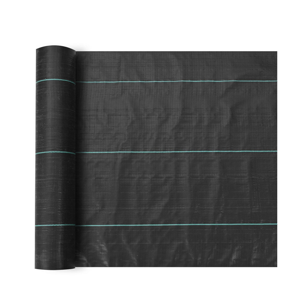 VEVOR Weed Barrier Landscape Fabric, 3.28*164FT Heavy Duty Garden Weed Fabric, Woven PP Weed Control Fabric, Driveway Fabric, Geotextile Fabric for Landscaping, Ground Cover, Weed Blocker Weed Mat, Black