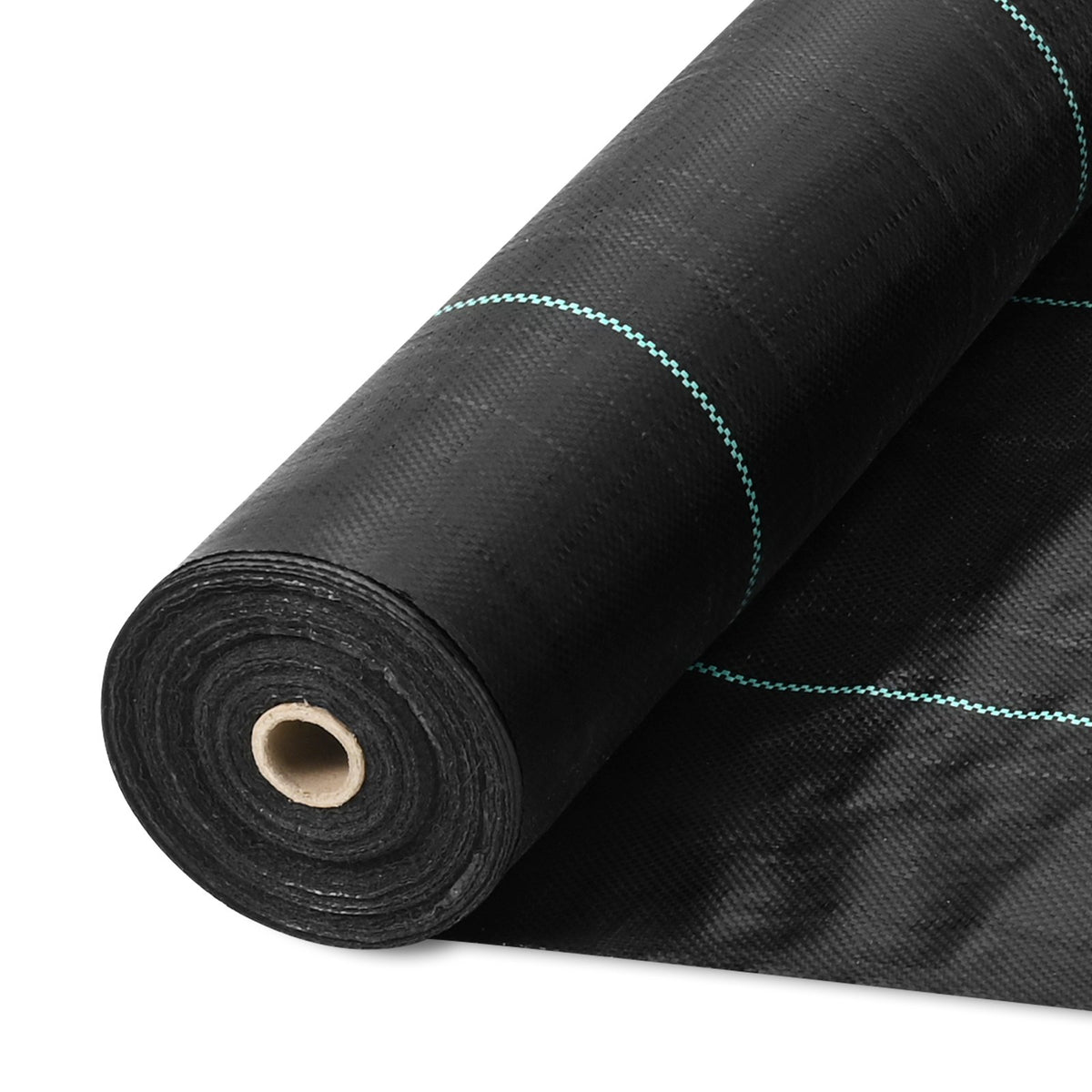 VEVOR Weed Barrier Landscape Fabric, 3.28*164FT Heavy Duty Garden Weed Fabric, Woven PP Weed Control Fabric, Driveway Fabric, Geotextile Fabric for Landscaping, Ground Cover, Weed Blocker Weed Mat, Black