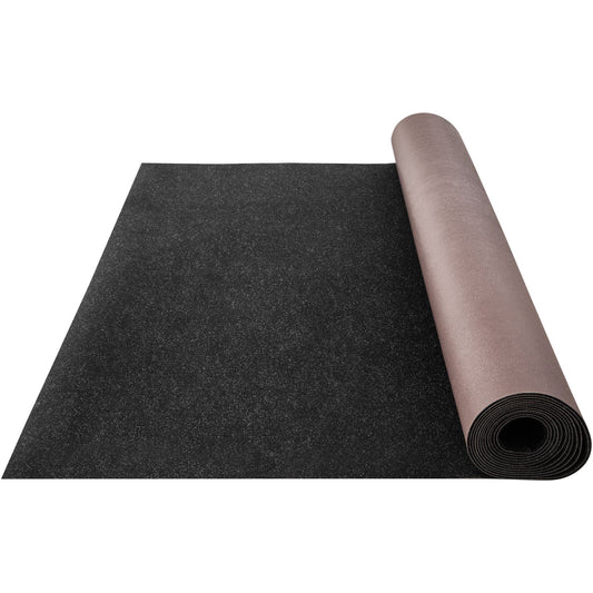 VEVOR Marine Carpet, 6 x 36 ft Boat Carpeting, Charcoal Black Marine Grade Boat Carpet, Indoor/Outdoor Marine Carpeting with Water-proof TPR Backing, Water-proof Carpet Roll for Home, Patio, Porch, De