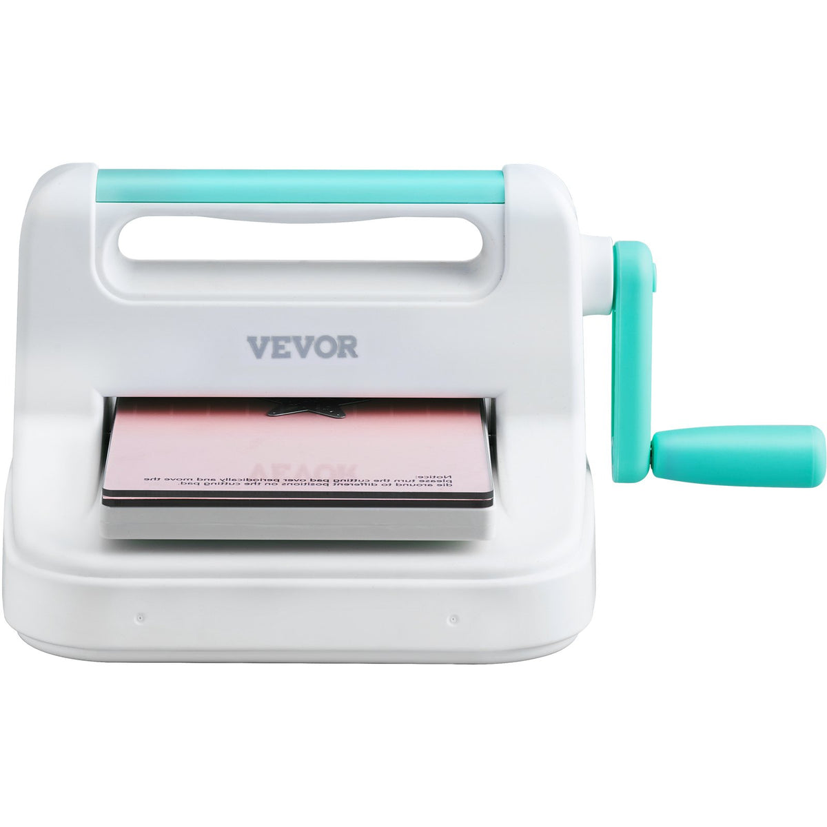 VEVOR Manual Die Cutting & Embossing Machine, Portable Cut Machines, 6 inch Opening Scrapbooking Machine Full Kit Included, For Arts & Crafts, Scrapbooking, Card Making and Crafting, White