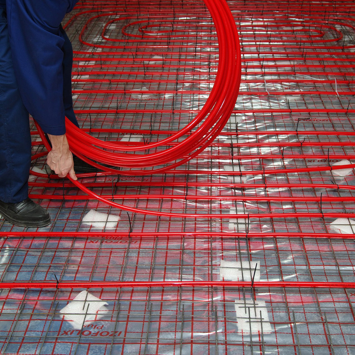 VEVOR PEX Pipe 3/4 Inch, 2 x 100 Feet Length PEX-A Flexible Pipe Tubing for Potable Water, Pex Water Lines for Hot/Cold Water & Easily Restore, Plumbing Applications with Free Cutter, Blue & Red