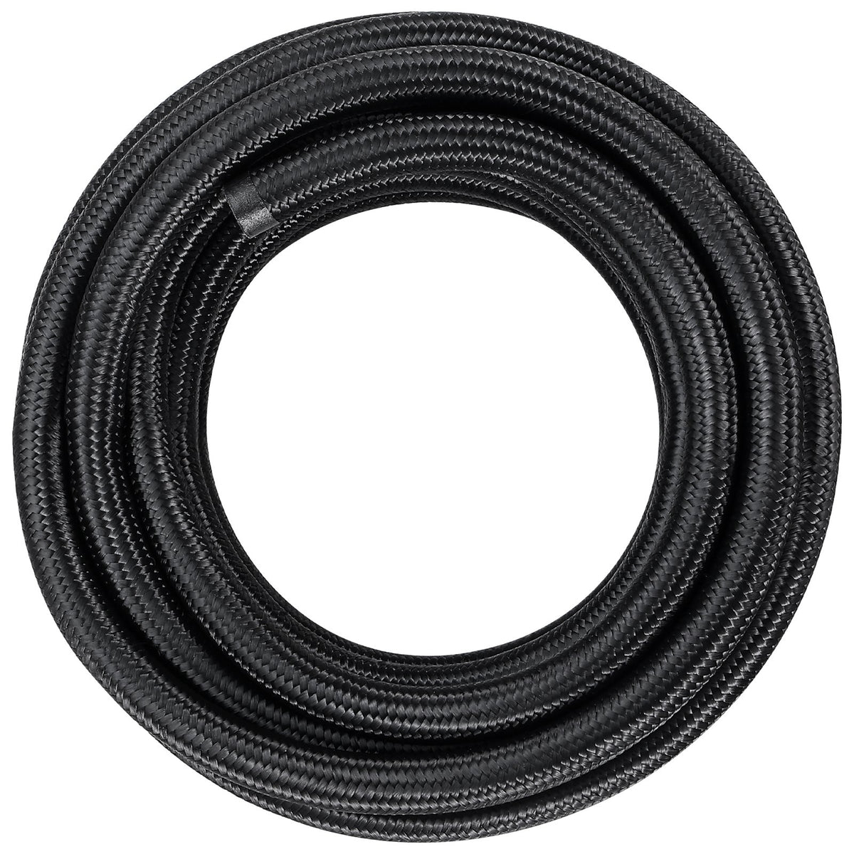 VEVOR 8AN Fuel Line Kit, 20 FT Fuel Hose Kit, 0.43" Nylon Stainless Steel Braided Fuel Line Oil/Gas/Diesel Hose End Fitting Kit, with 12 PCS Swivel Fitting Adapter Kit, Black