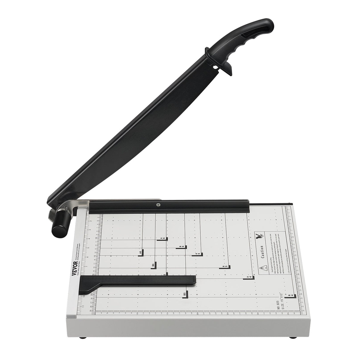 VEVOR Paper Cutter, Guillotine Trimmer, 15" Cut Length, 16 Sheets Capacity, Heavy Duty Guillotine Paper Cutter with Guard Rail/Blade Lock for Cardstock/Cardboard, Paper Trimmer for Home Office School