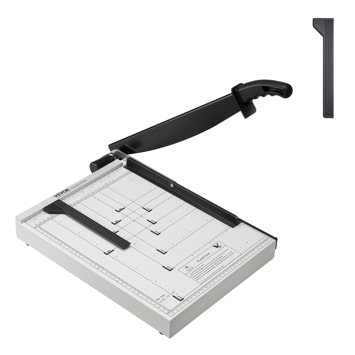 VEVOR Paper Cutter, Guillotine Trimmer, 15" Cut Length, 16 Sheets Capacity, Heavy Duty Guillotine Paper Cutter with Guard Rail/Blade Lock for Cardstock/Cardboard, Paper Trimmer for Home Office School