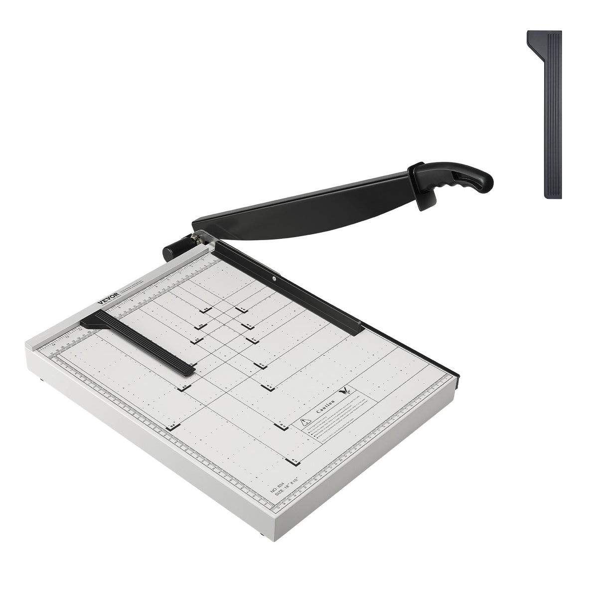 VEVOR Paper Cutter, Guillotine Trimmer, 18" Cut Length, 15 Sheets Capacity, Heavy Duty Guillotine Paper Cutter with Guard Rail/Blade Lock for Cardstock/Cardboard, Paper Trimmer for Home Office School