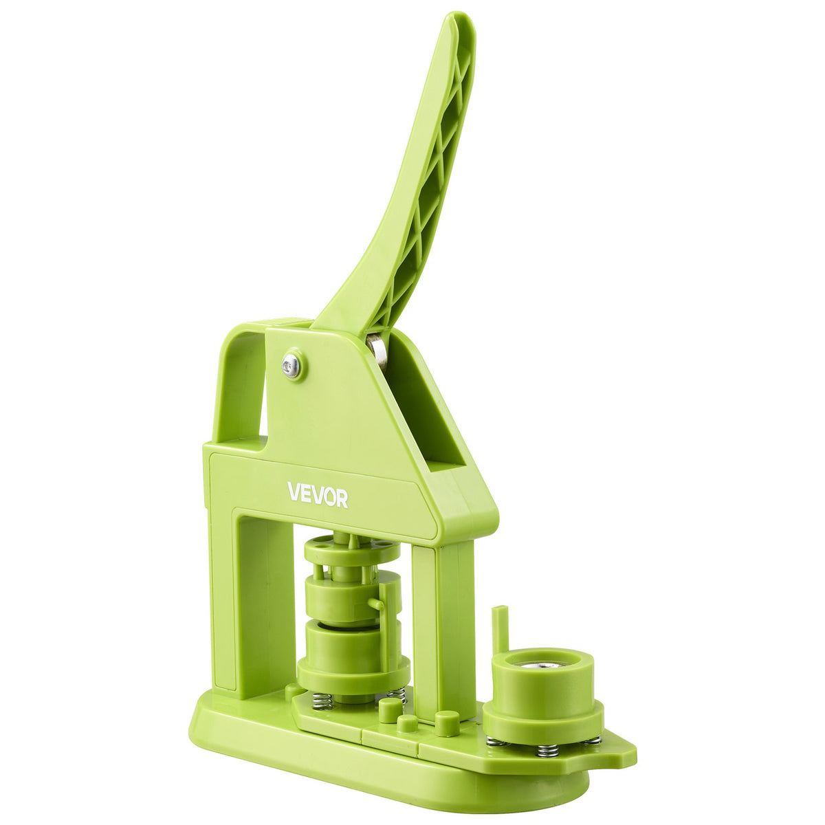 VEVOR Button Maker Machine, 25 mm, Plastic Pin Maker with 500pcs Button Parts, Mr. Panda Magic Book, Circle Cutter and Hex Wr