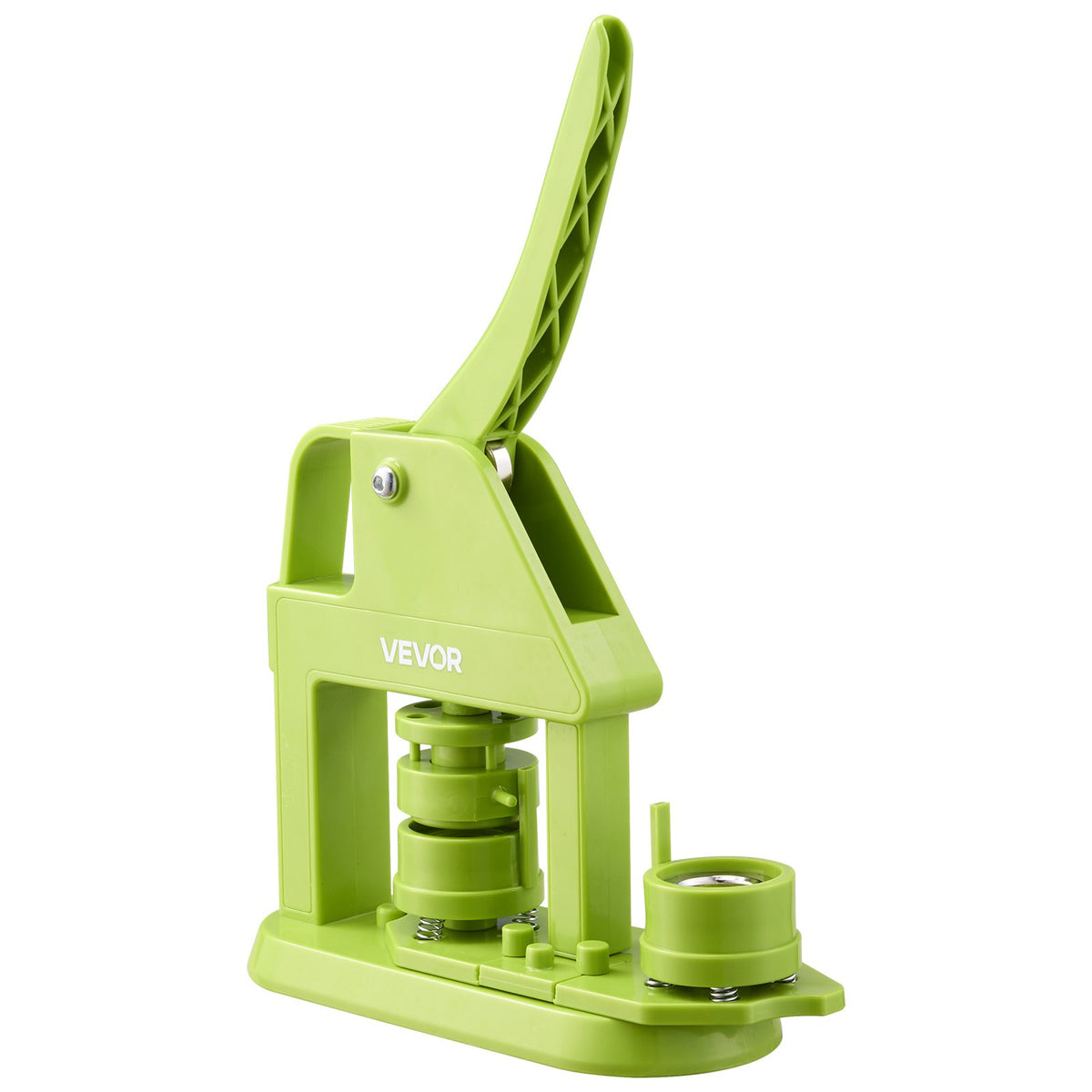 VEVOR Button Maker Machine, 32 mm, Plastic Pin Maker with 500pcs Button Parts, Mr. Panda Magic Book, Circle Cutter and Hex Wr