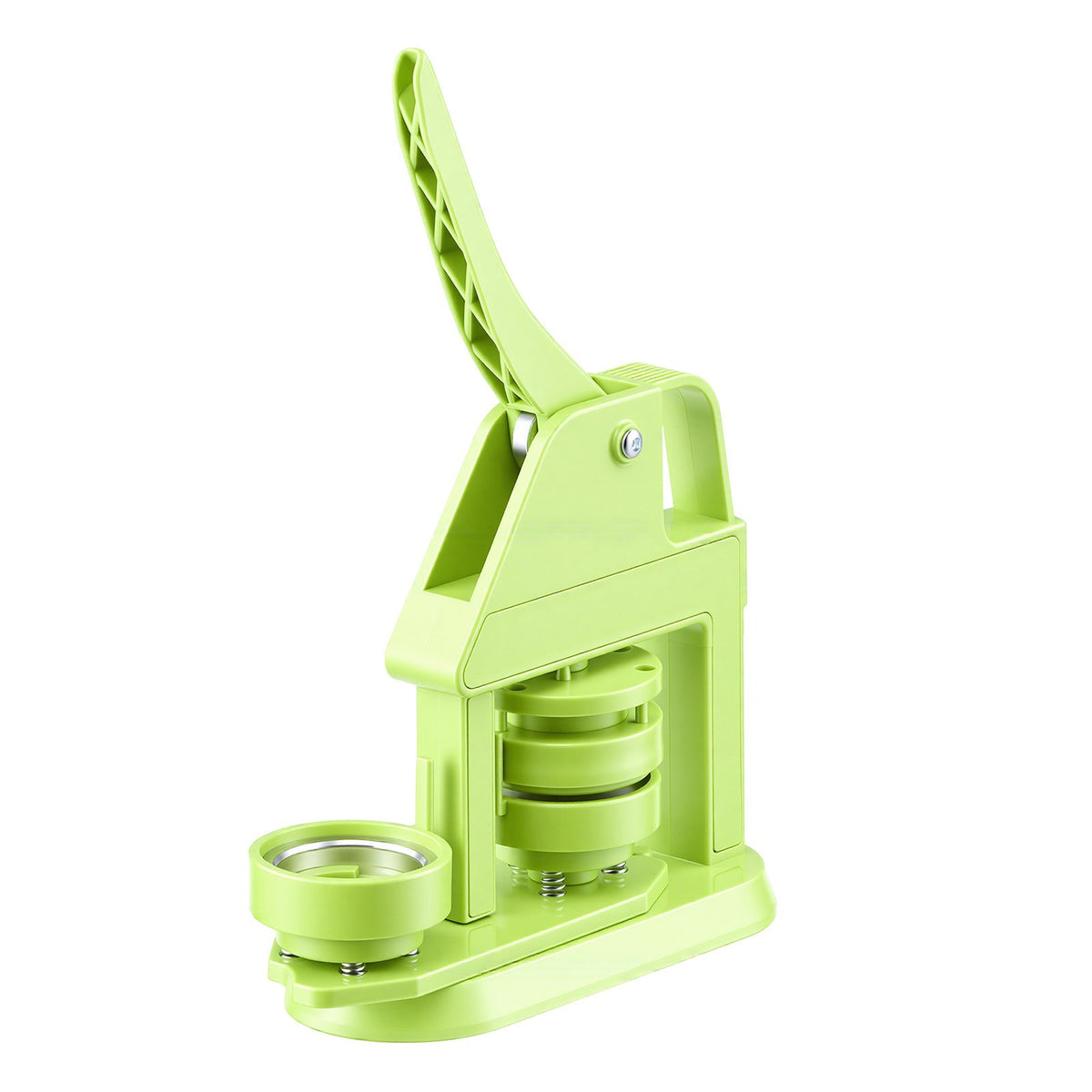 VEVOR Button Maker Machine, 58 mm, Plastic Pin Maker with 100pcs Button Parts, Mr. Panda Magic Book, Circle Cutter and Hex Wr