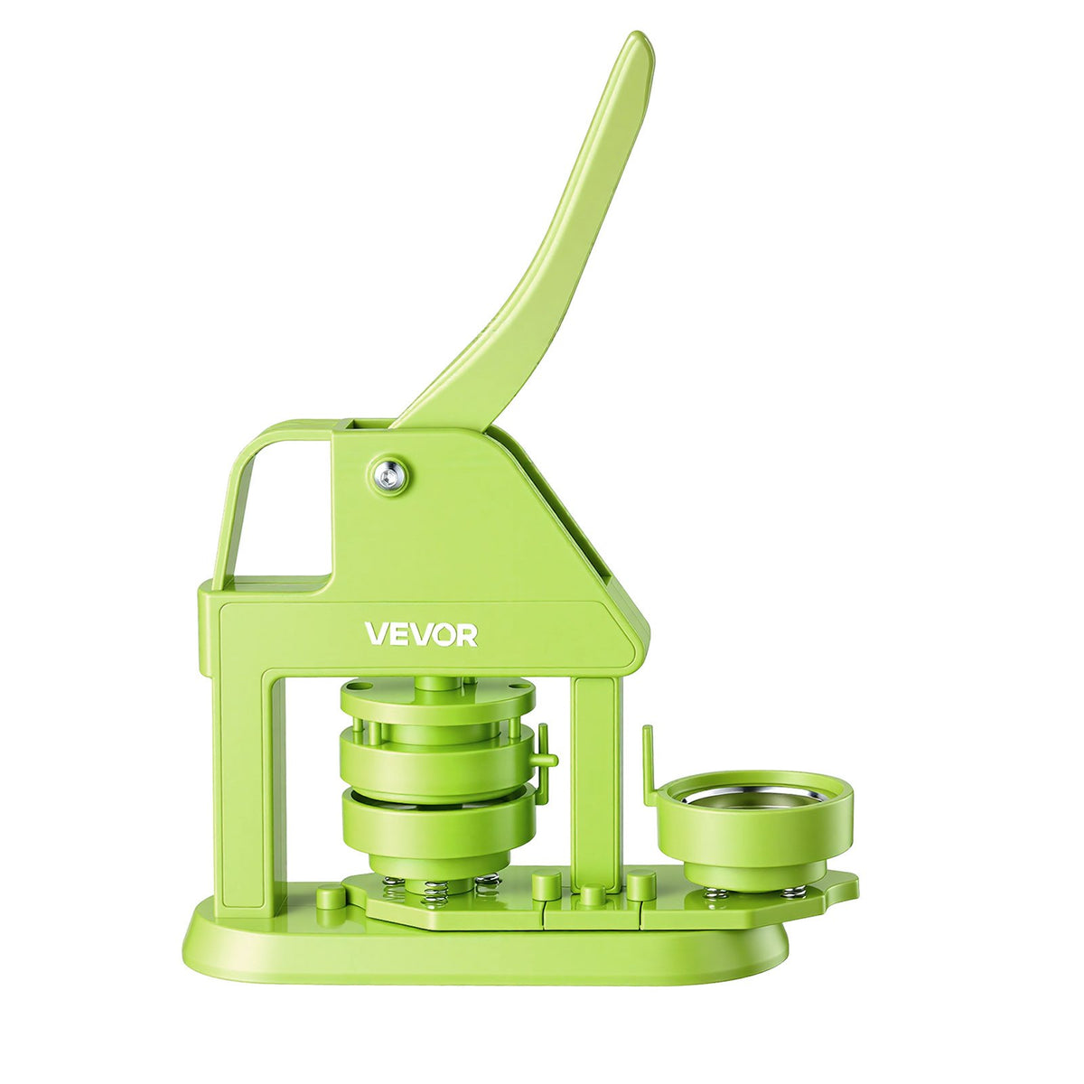 VEVOR Button Maker Machine, 58 mm, Plastic Pin Maker with 100pcs Button Parts, Mr. Panda Magic Book, Circle Cutter and Hex Wr
